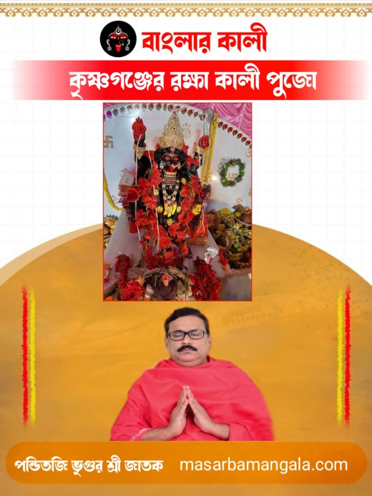 বাংলার কালী – কৃষ্ণগঞ্জের রক্ষা কালী পুজো