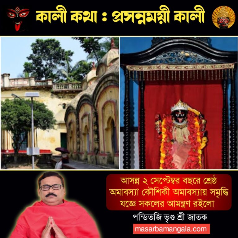 কালী কথা – প্রসন্নময়ী কালী