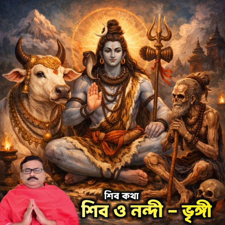 শিব কথা – শিব এবং নন্দী – ভৃঙ্গী