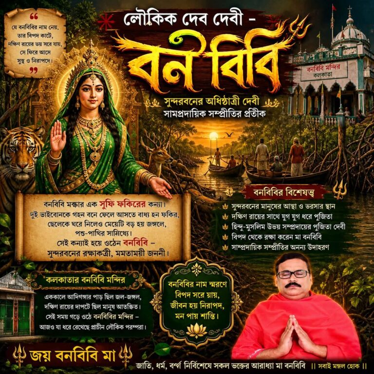 লৌকিক দেব দেবী – বনবিবি 