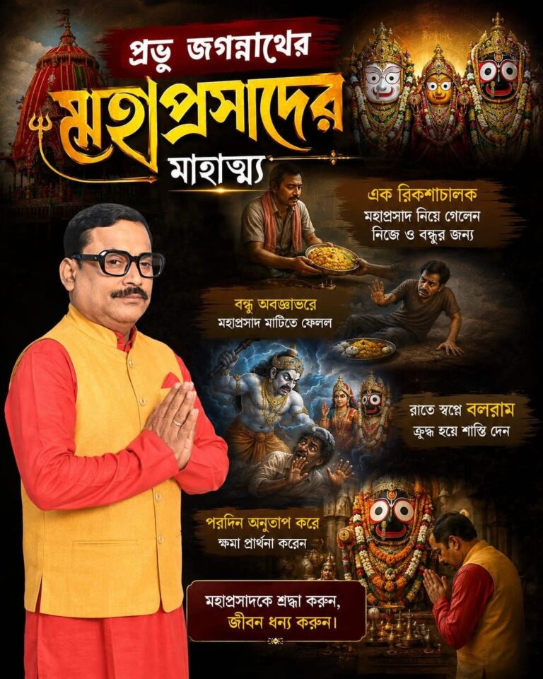 প্রভু জগন্নাথের মহাপ্রসাদের মাহাত্ম্য