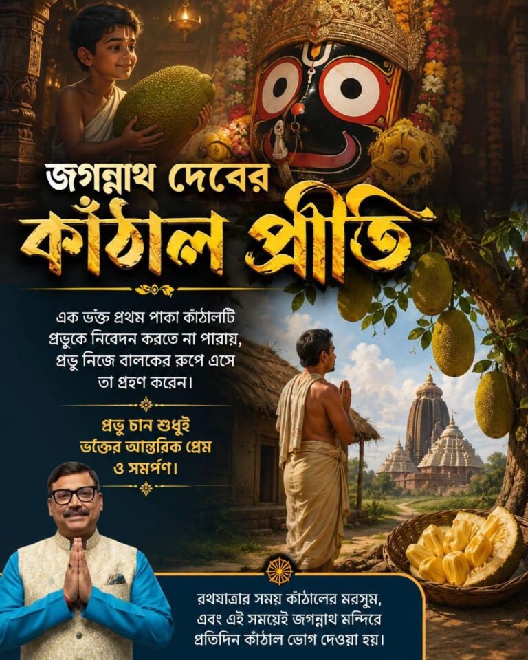 জগন্নাথ দেবের কাঁঠাল প্রীতি