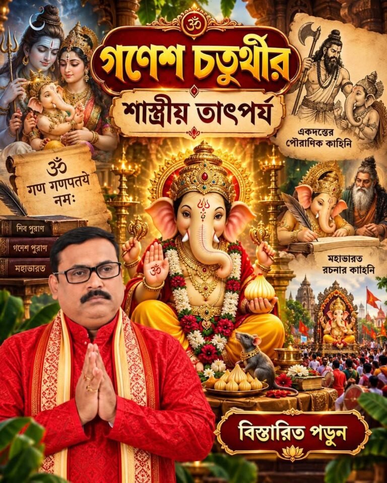 গণেশ চতুর্থীর শাস্ত্রীয় তাৎপর্য 