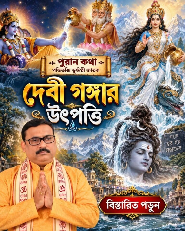 দেবী গঙ্গার উৎপত্তি 