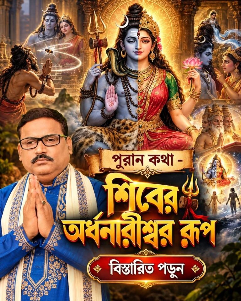 পুরান কথা – শিবের অর্ধনারীশ্বর রূপ